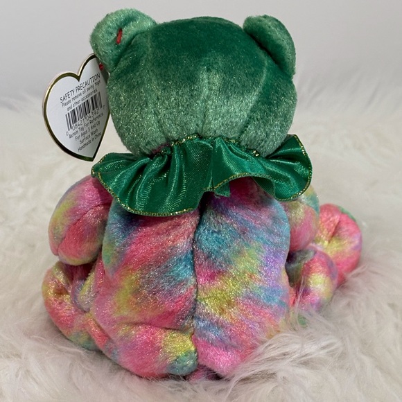 Ty May Emerald Multicolor Birthday Beanie with Green Accents - Picture 2 of 4